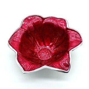 Julia Knight Lily 8-Inch Bowl Pomegranate NWT